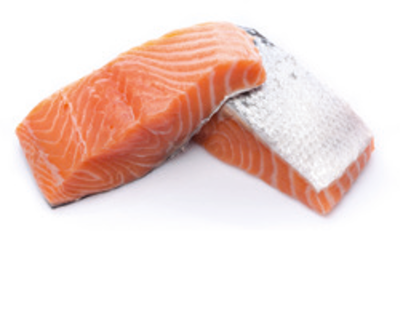 Produktfoto zu Lachsfilet mit Haut, natur