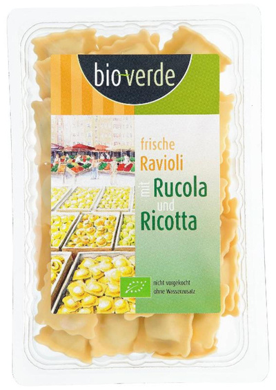Produktfoto zu Ravioli mit Rucola & Ricotta