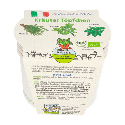 Produktfoto zu Kräutertöpfe Italienische Küche