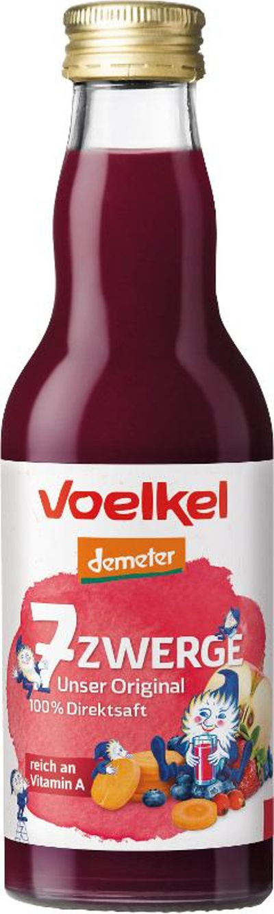 Produktfoto zu 7-Zwerge-Kindersaft Demeter 0,2L