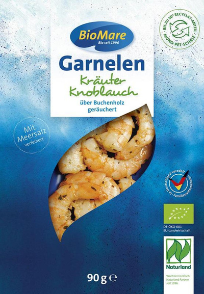 Produktfoto zu Garnelen mit Kräutern und Knob