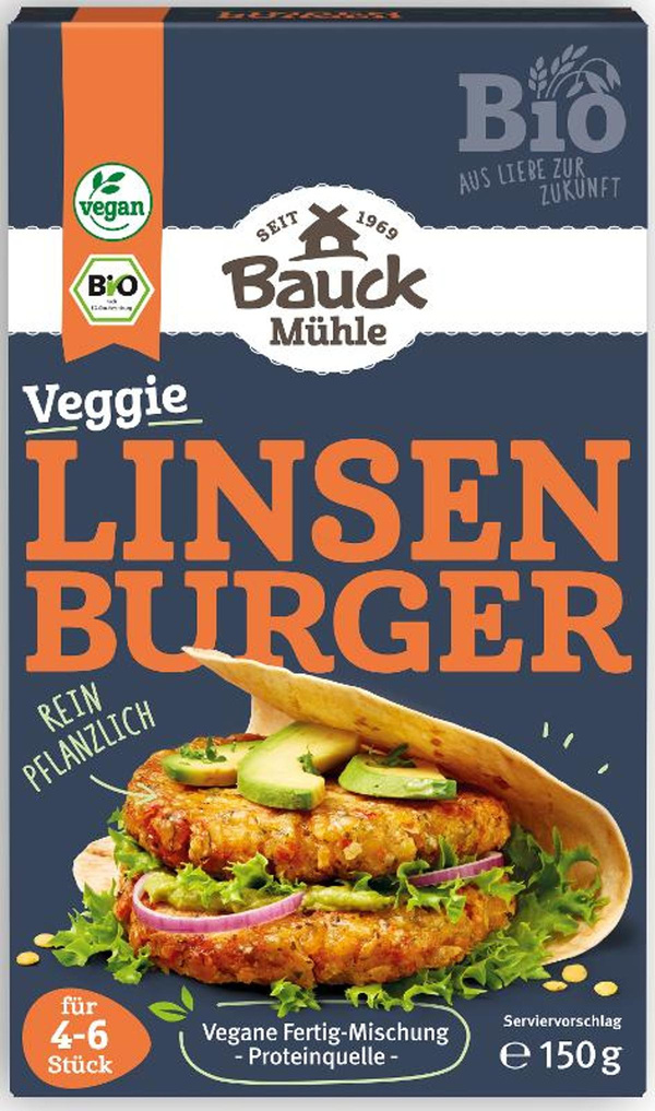Produktfoto zu Linsen Burger