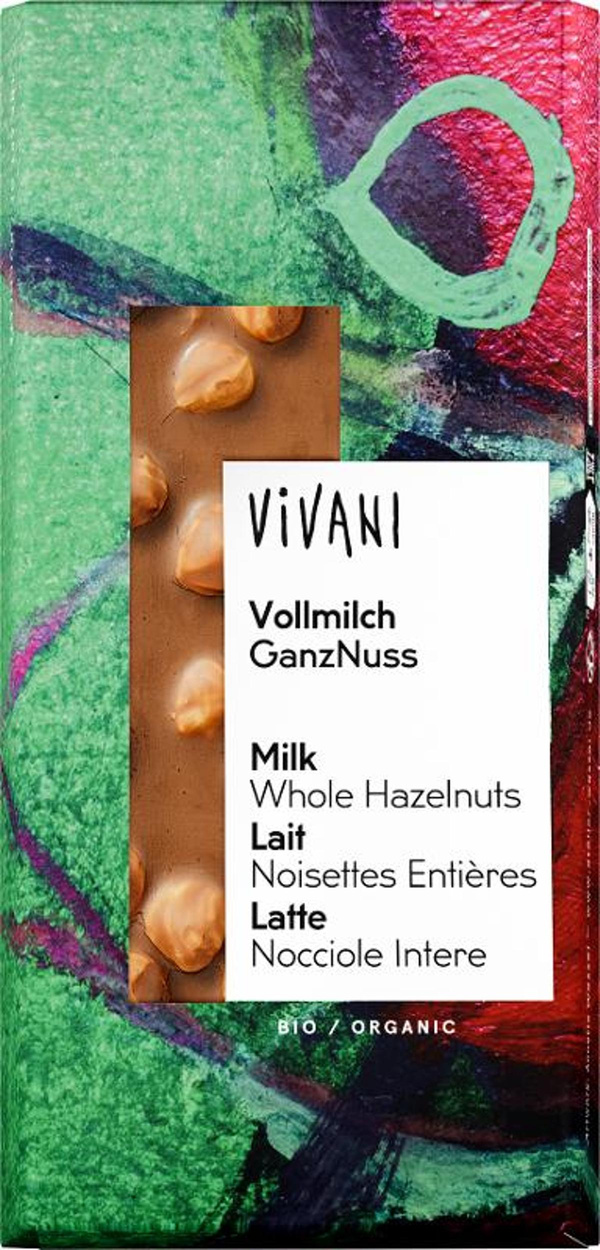 Produktfoto zu Vollmilch Schokolade - GanzNuss