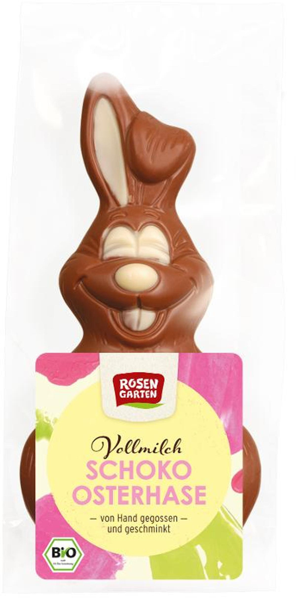 Produktfoto zu Vollmilch-Osterhase geschminkt