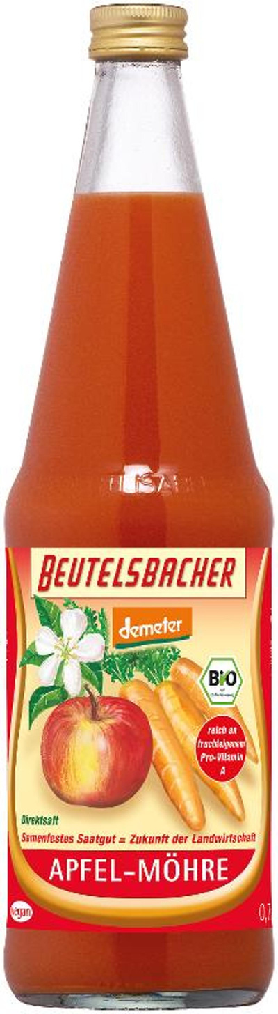 Produktfoto zu Apfel Möhren Saft