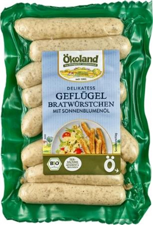 Produktfoto zu Geflügelbratwürstchen (9Stück)