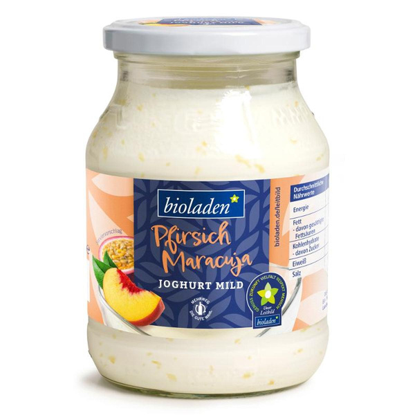 Produktfoto zu Joghurt Pfirsich-Maracuja