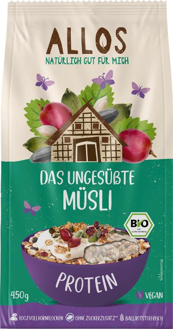 Produktfoto zu Das Ungesüßte Protein Müsli