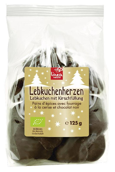Produktfoto zu Lebkuchenherzen gefüllt Kirsch