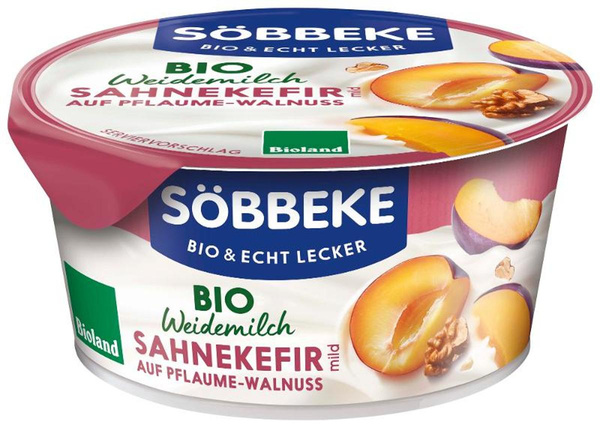 Produktfoto zu Sahne-Kefir Pflaume Walnuss