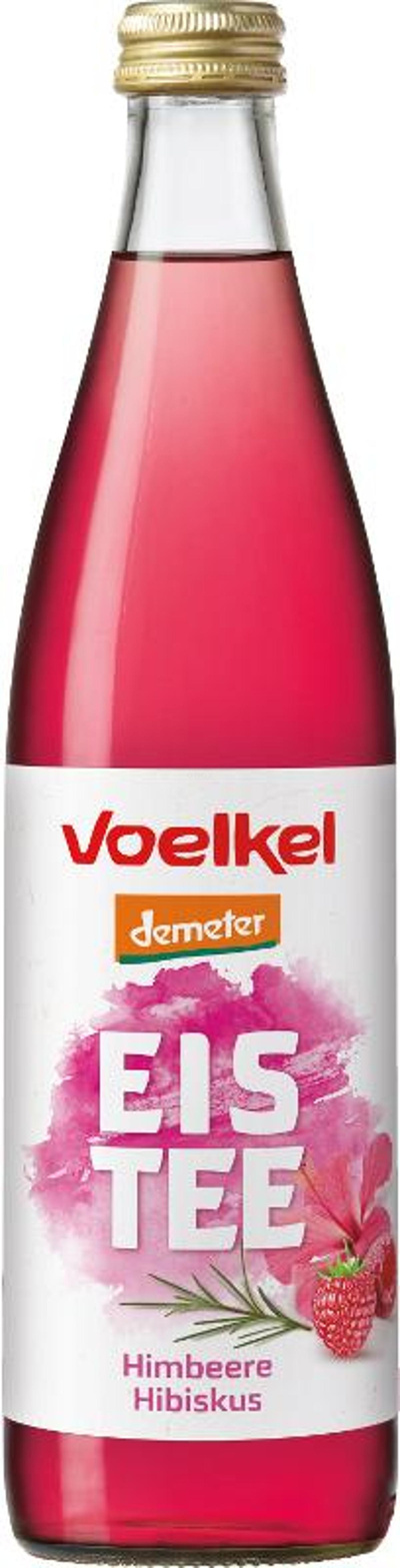 Produktfoto zu Eistee mit Himbeere & Hibiskus