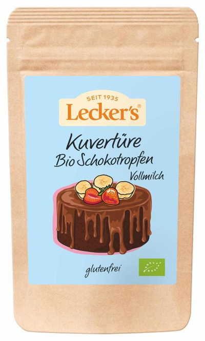 Produktfoto zu Kuvertüre Schoko Tropfen ZB