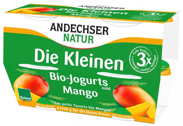 Produktfoto zu Die kleinen Joghurts Mango