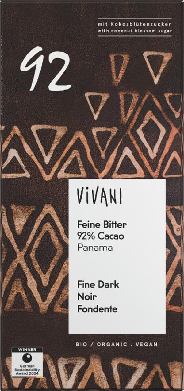 Produktfoto zu Feine Bitter mit 92% Cacao