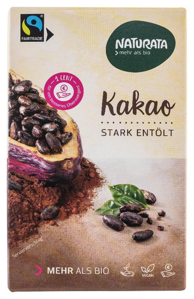 Produktfoto zu Kakao schwach entölt