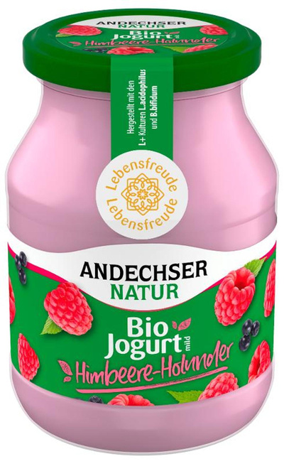 Produktfoto zu Joghurt Himbeer-Holunder 3,8%