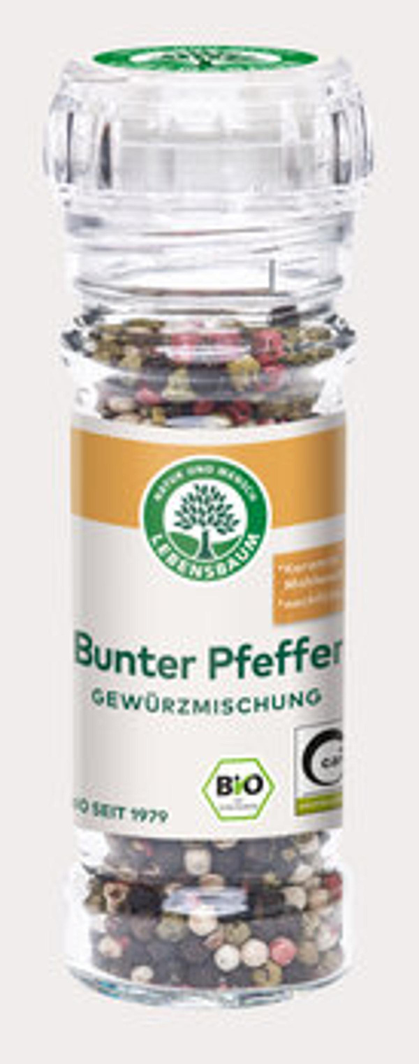 Produktfoto zu Pfeffer bunt ganz Mühle