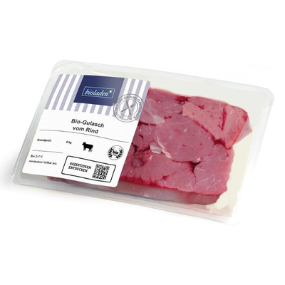 Produktfoto zu Gulasch vom Rind 400g