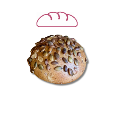 Produktfoto zu Kürbiskernbrötchen