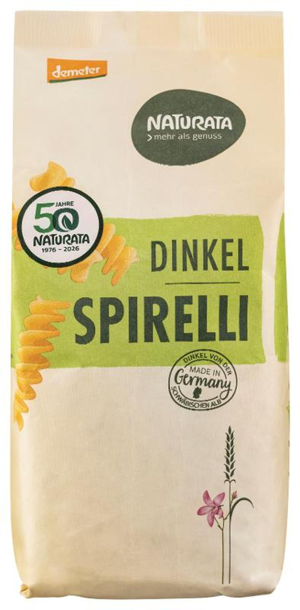 Produktfoto zu Dinkel Spiralen hell