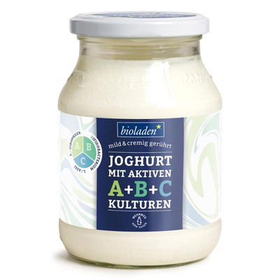 Produktfoto zu Joghurt natur mit aktiven A+B+C Kulturen