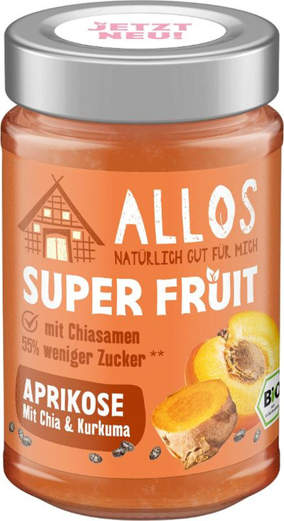 Produktfoto zu Super Fruit Aprikose Chia Kurkuma Aufstrich