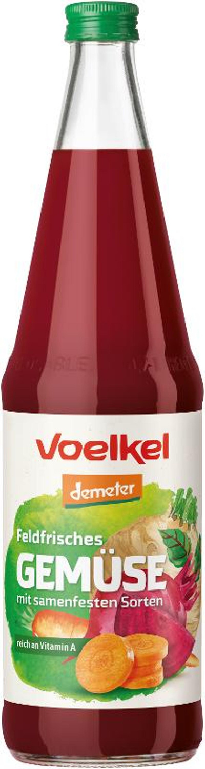 Produktfoto zu Gemüsesaft, feldfrisch DEMETER 0,7l