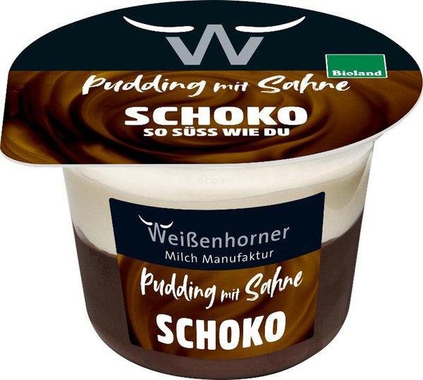 Produktfoto zu Pudding mit Sahne Schoko
