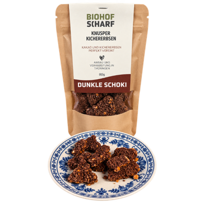 Produktfoto zu Knusper Kichererbse Dunkle Schoki