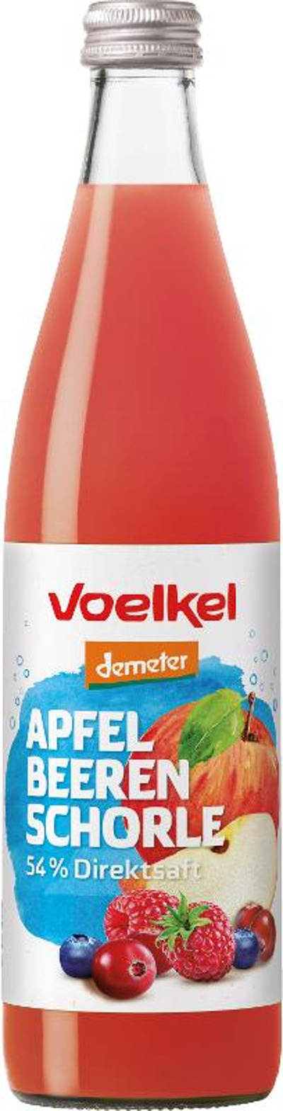 Produktfoto zu Apfel Waldbeeren Schorle