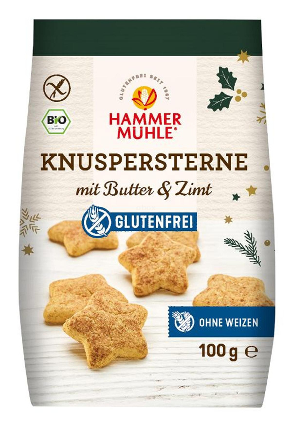 Produktfoto zu Knuspersterne mit Butter & Zim