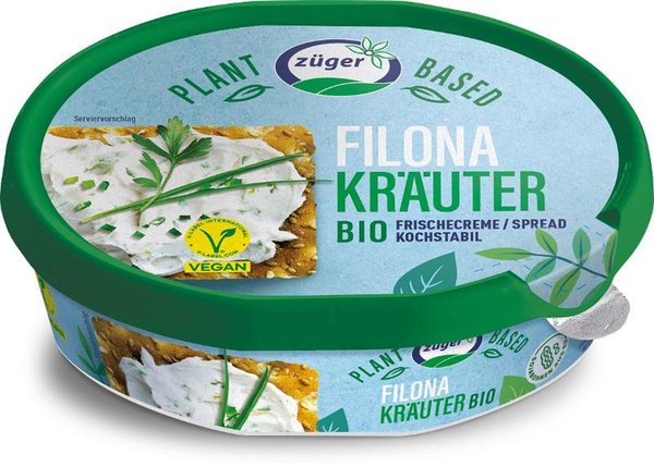 Produktfoto zu Filona - Frischcreme Kräuter vegan