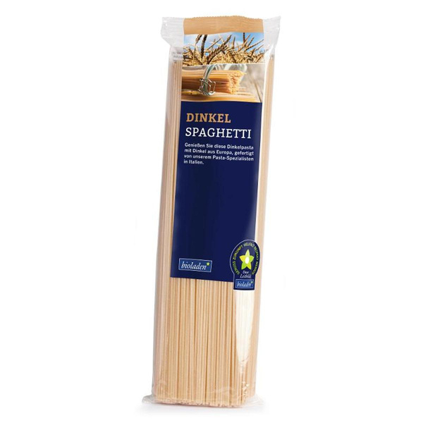 Produktfoto zu Dinkel Spaghetti hell