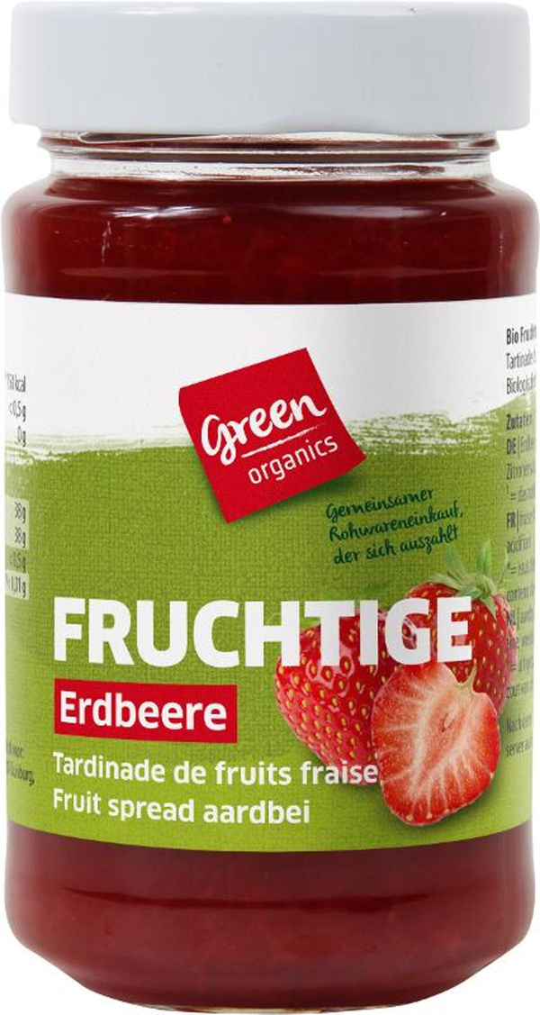 Produktfoto zu green Fruchtaufstrich Erdbeere