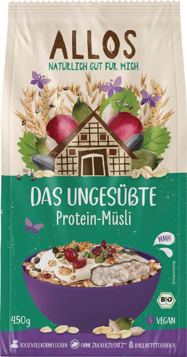 Produktfoto zu Das Ungesüßte Protein Müsli