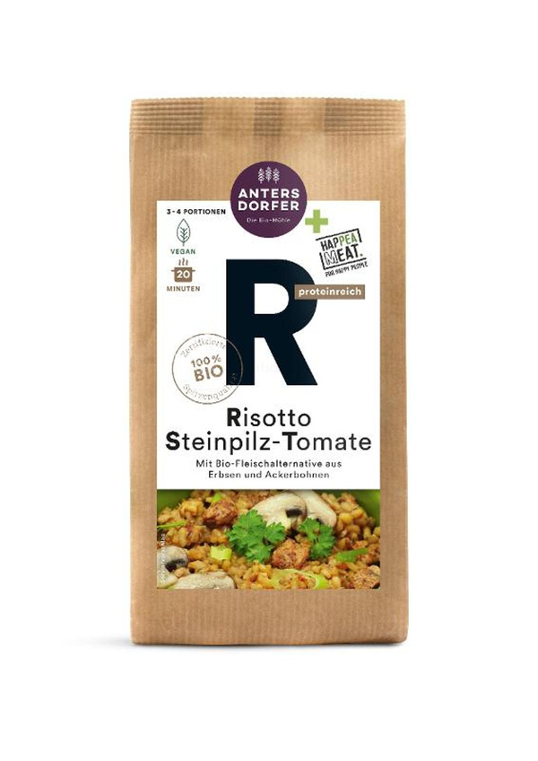 Produktfoto zu Happea Meat Risotto Steinpilz-Tomate