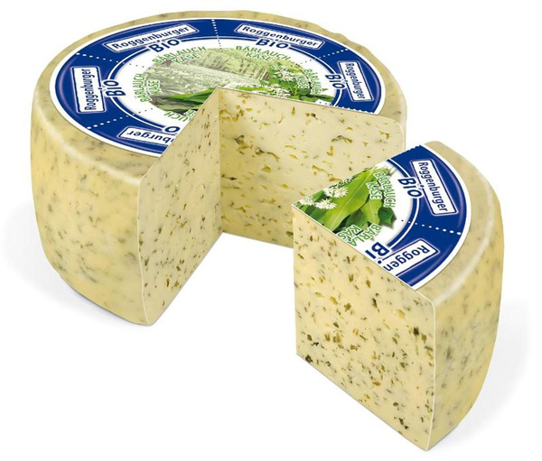 Produktfoto zu Roggenburger Bärlauchkäse 50%F