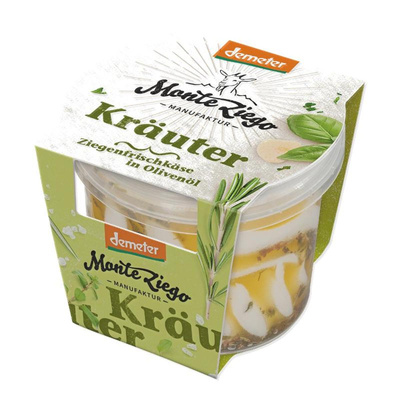 Produktfoto zu Monte Ziego - Ziegenfrischkäse in Ölivenöl & Kräutern