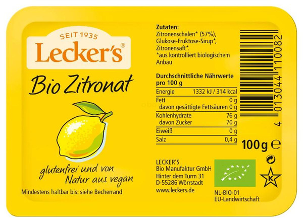 Produktfoto zu Zitronat