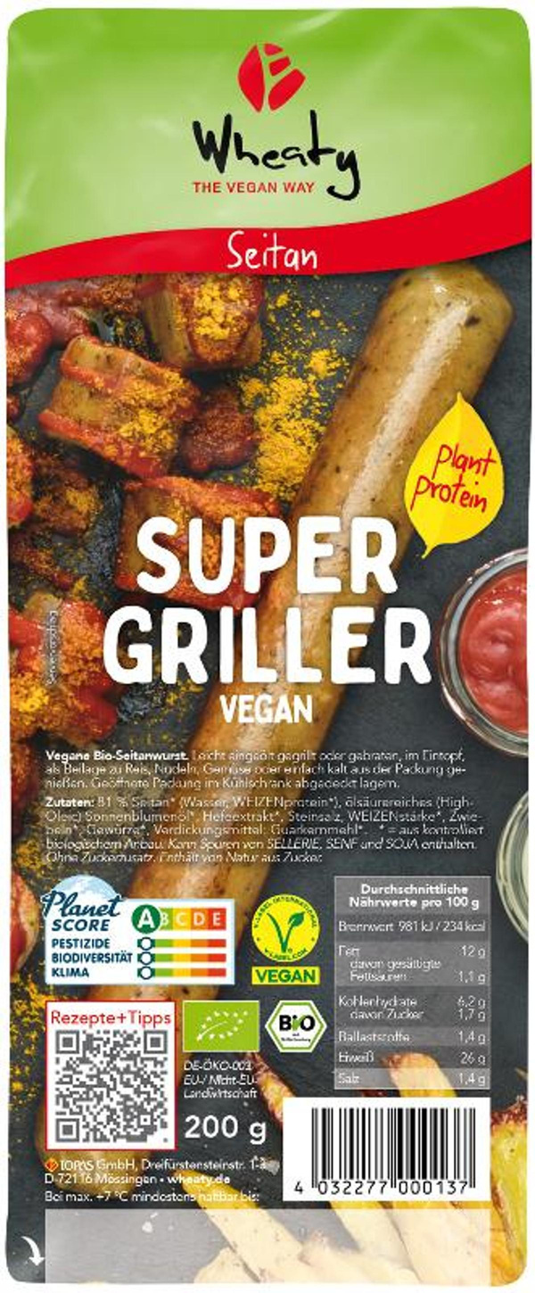 Produktfoto zu Veganwurst Thuringen