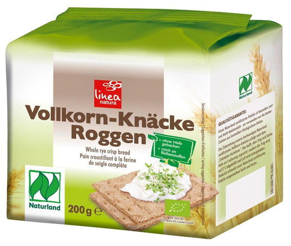 Produktfoto zu Roggen Vollkorn Knäckebrot