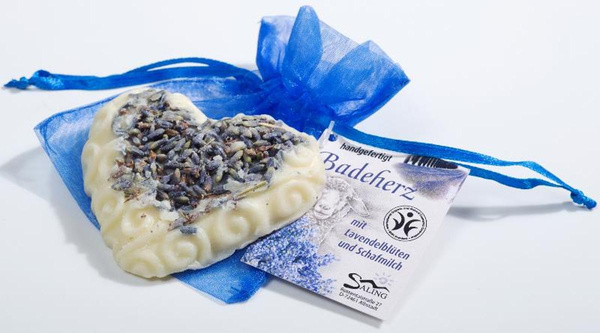 Produktfoto zu Badeherz Lavendel