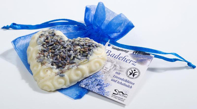 Produktfoto zu Badeherz Lavendel