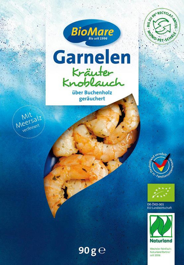 Produktfoto zu Garnelen mit Kräutern und Knob