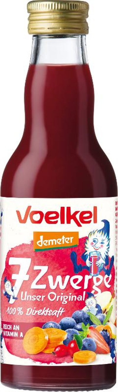Produktfoto zu 7-Zwerge-Kindersaft Demeter 0,2L