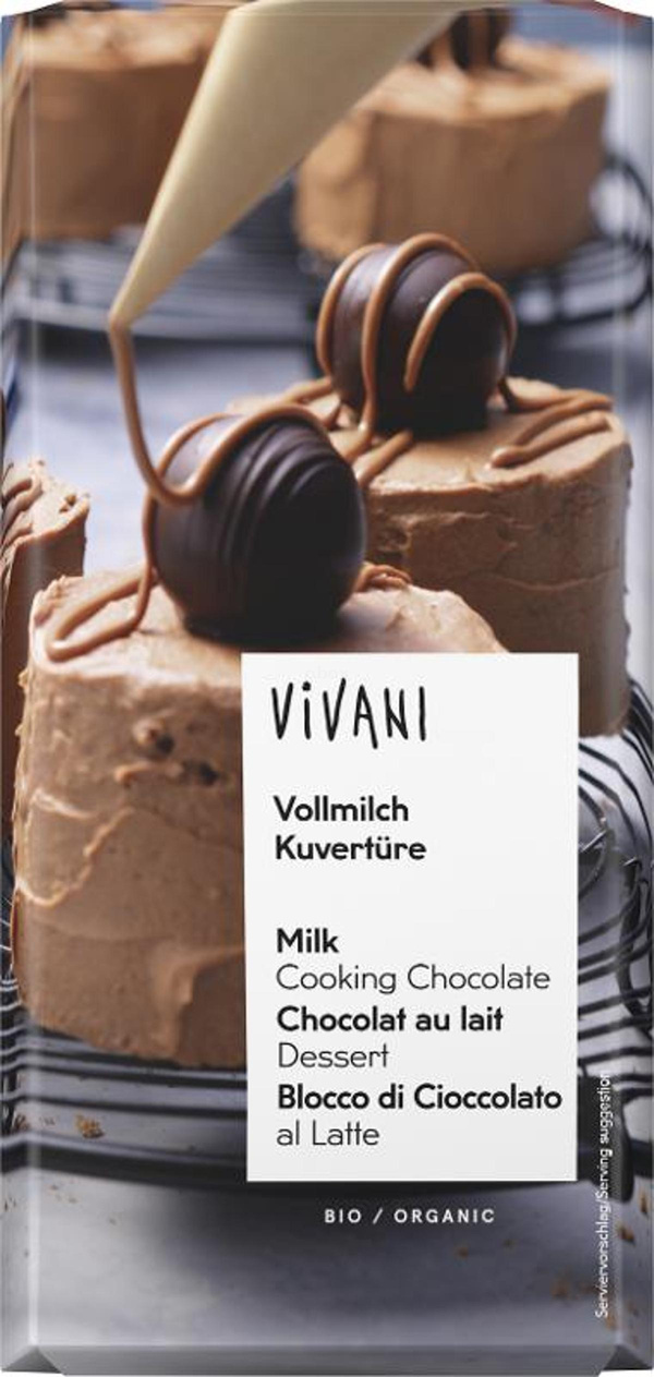 Produktfoto zu Vollmilch-Kuvertüre Tafelform.