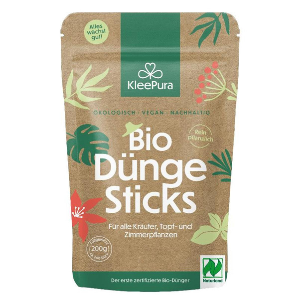 Produktfoto zu KleePura Bio-Düngesticks vegan