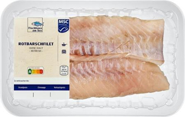 Produktfoto zu Rotbarschfilet ohne Haut MSC