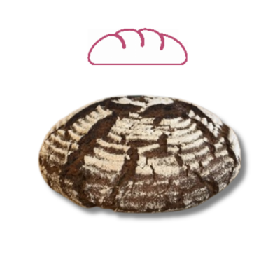 Produktfoto zu Roggenkruste 800g