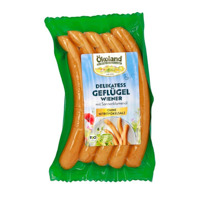 Produktfoto zu Del. Geflügel Wiener 5 St.